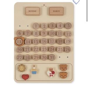 Konges slojd wooden calendar